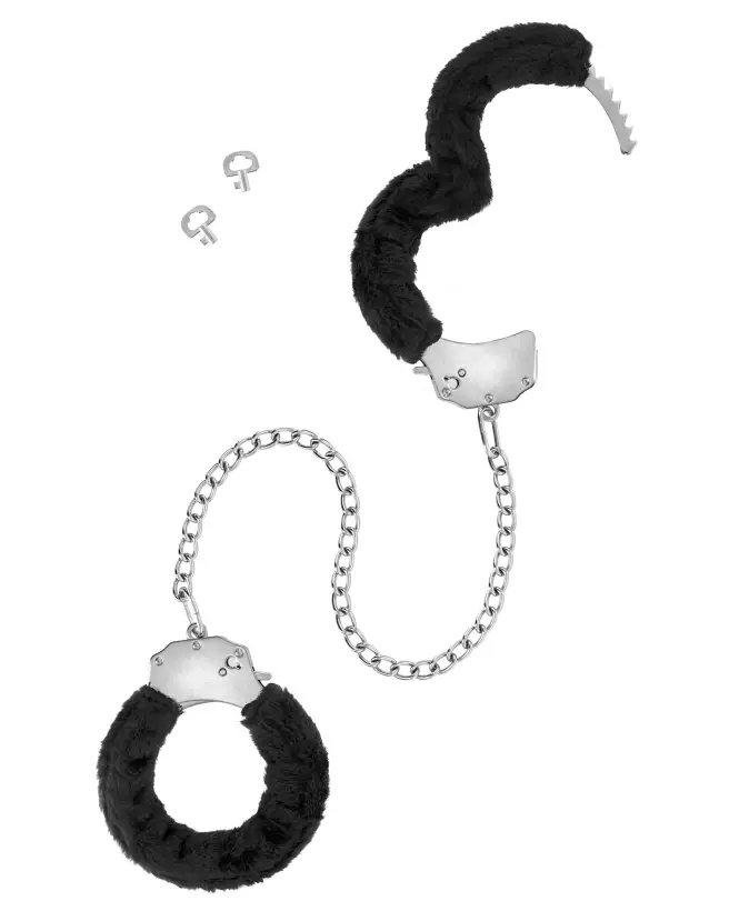 Menottes chevilles avec fourrure Fetish Tentation pour jeux coquins-3
