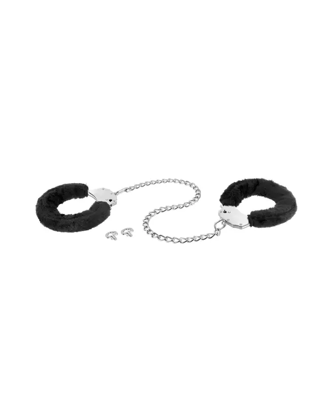 Menottes chevilles avec fourrure Fetish Tentation pour jeux coquins-4