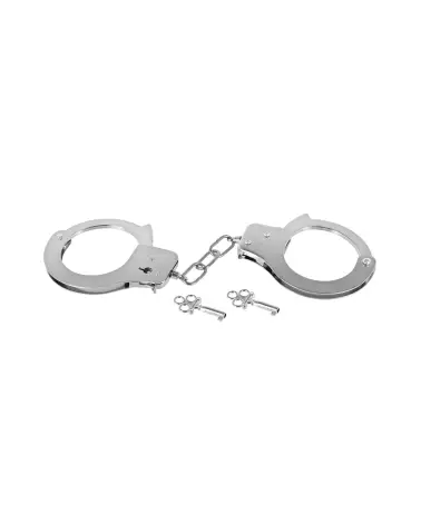 Menottes en métal robustes Fetish Tentation pour contrôle et sécurité-4