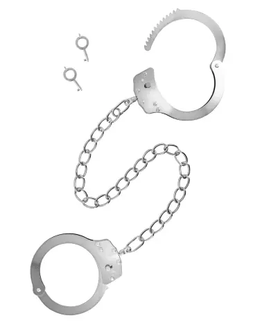 Menottes en métal pour chevilles Fetish Tentation, robustes et sécurisées-3