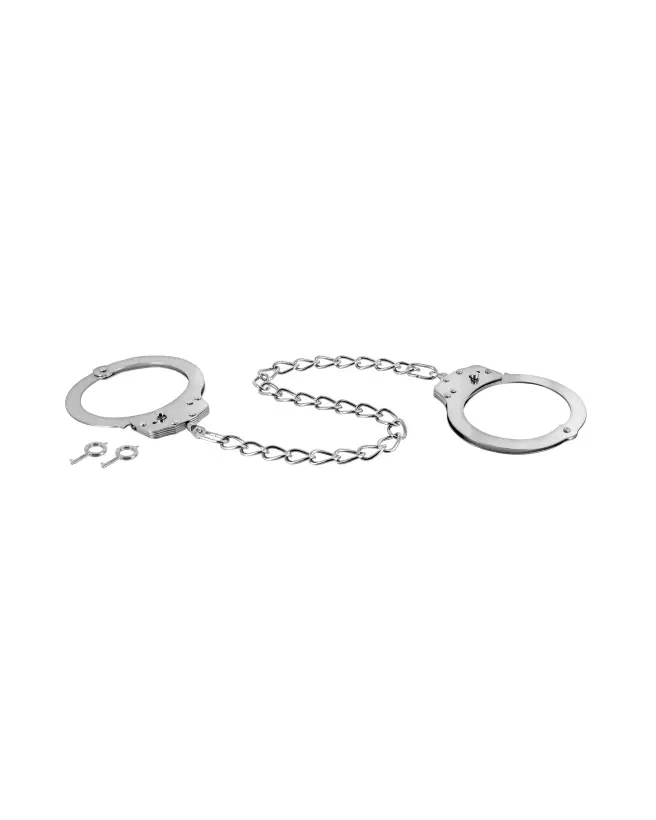 Menottes en métal pour chevilles Fetish Tentation, robustes et sécurisées-4