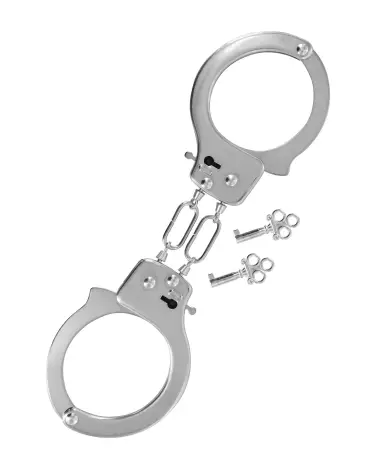 Menottes en métal Fetish Tentation pour débutants - Sécurité et confort optimisés-1