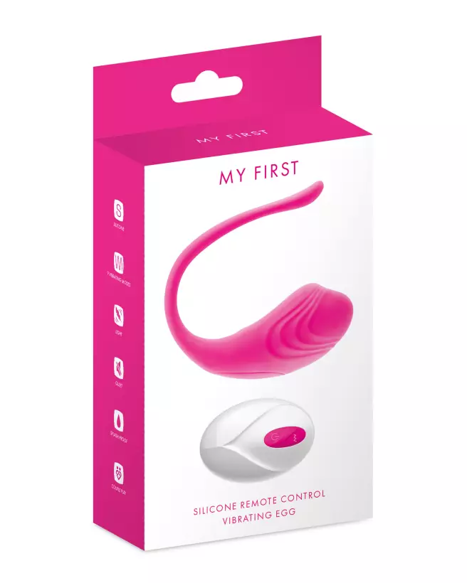 Image de MY FIRST VIBRATING EGG, œuf vibrant télécommandé pour plaisir discret et contrôle à distance-2