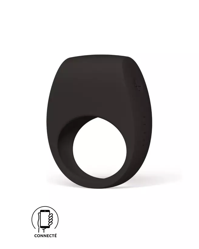 Image de l'anneau vibrant LELO TOR 3 Noir, accessoire érotique de luxe pour couples-1