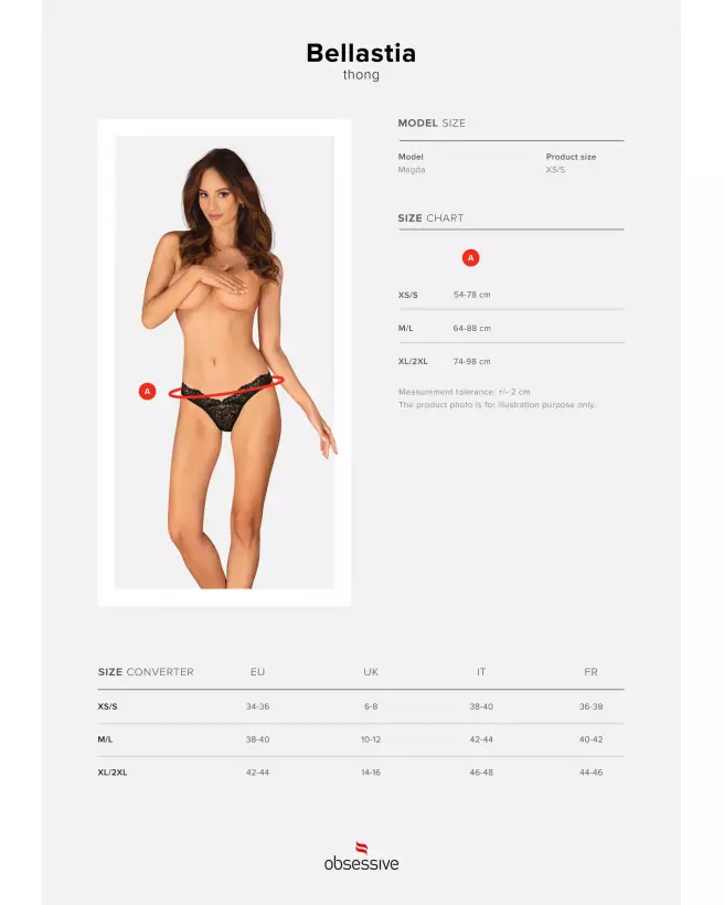Image string Bellastia noir Obsessive, lingerie élégante et confortable-13