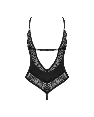 Body ouvert noir Bellastia par Obsessive, lingerie élégante et sensuelle-8