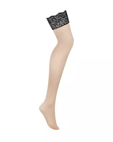 Bas jarretelles noirs Obsessive élégants et séduisants-7