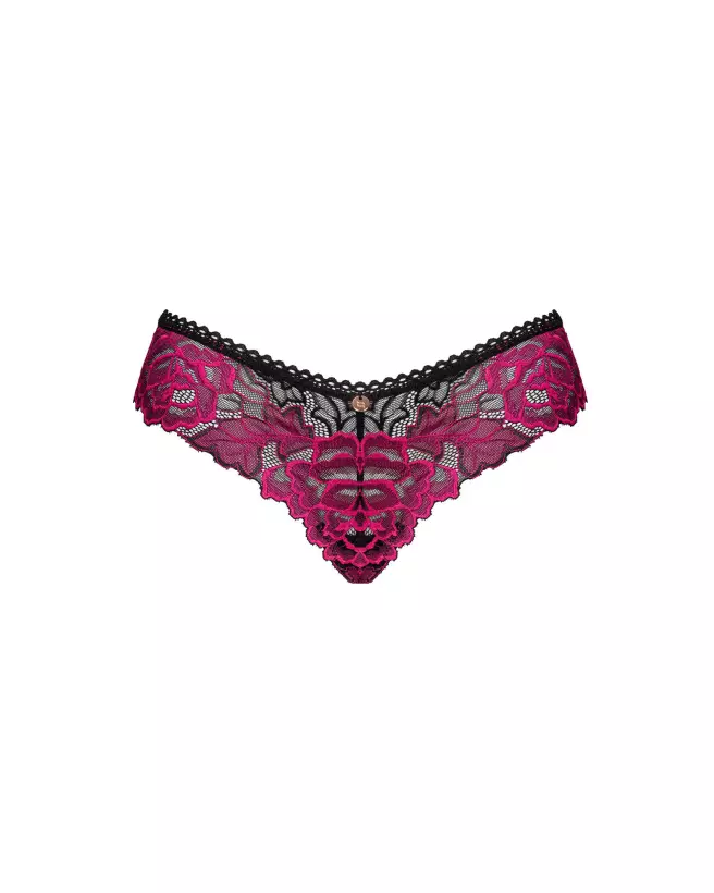 Rosenty String Noir Obsessive, lingerie élégante et confortable-11