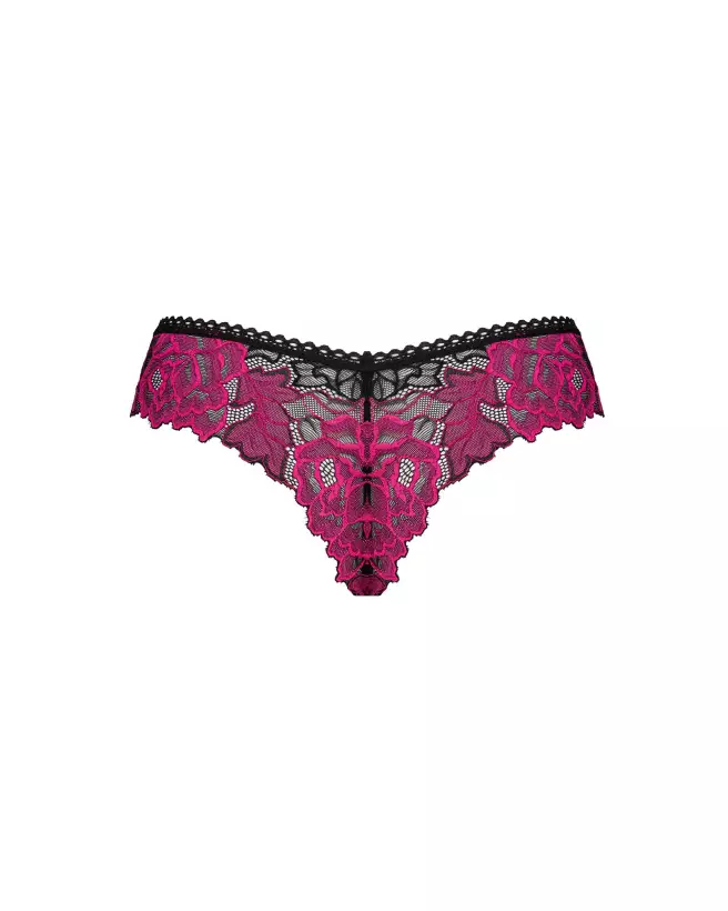 Rosenty String Noir Obsessive, lingerie élégante et confortable-12