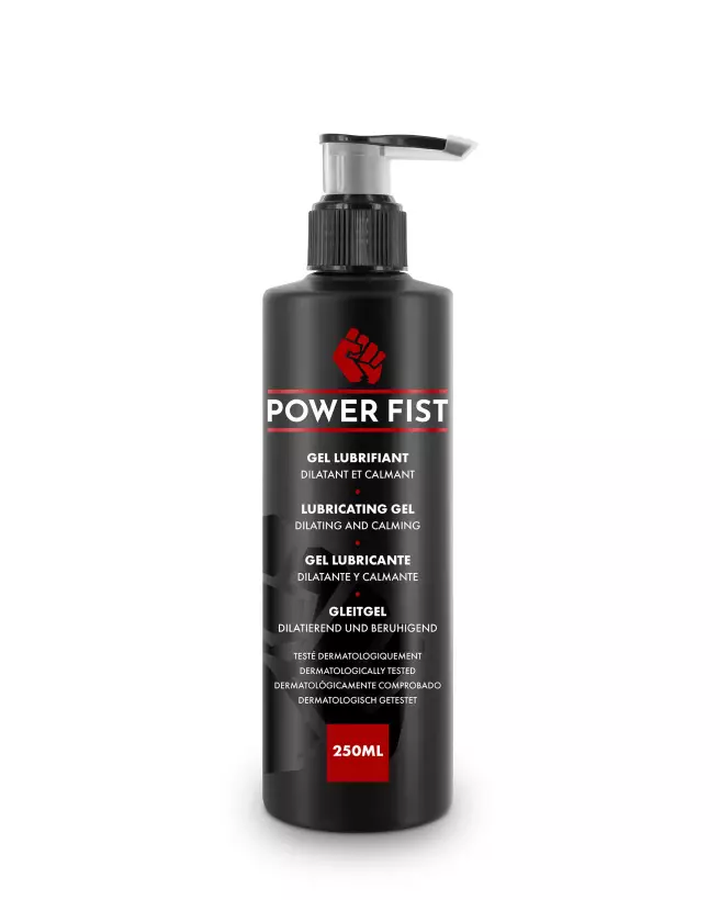 Lubrifiant à base d'eau Power Fist 250ml pour confort optimal et performance-2