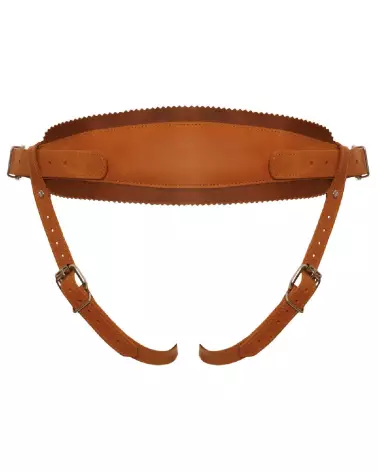 ZADO Leather StrapOn L/XL Gode Ceinture en Cuir Ajustable-7
