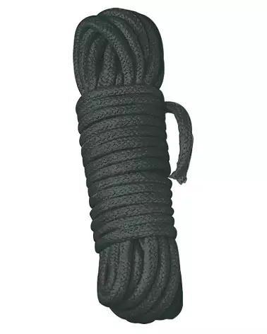 Image de corde Shibari Bondage 3m noir pour pratiques de bondage sécurisées et esthétiques-2