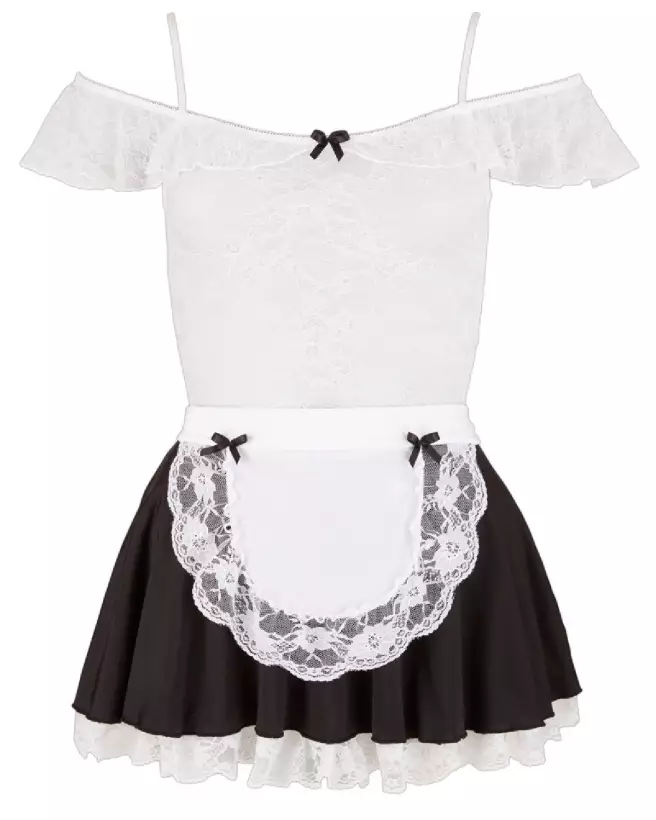 Robe de Soubrette Sexy Taille S par Cottelli Costumes-4
