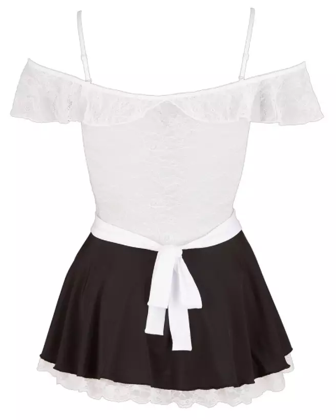 Image de la robe de soubrette sexy taille L par Cottelli COSTUMES, costume érotique parfait pour une soirée coquine.-5