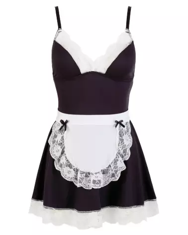 Robe de soubrette sexy taille L par Cottelli Costumes-6