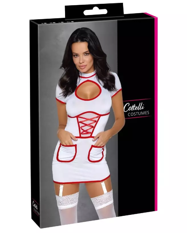 Costume sexy infirmière Nurse L de Cottelli COSTUMES-1