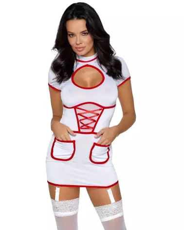 Costume sexy infirmière Nurse L de Cottelli COSTUMES-3