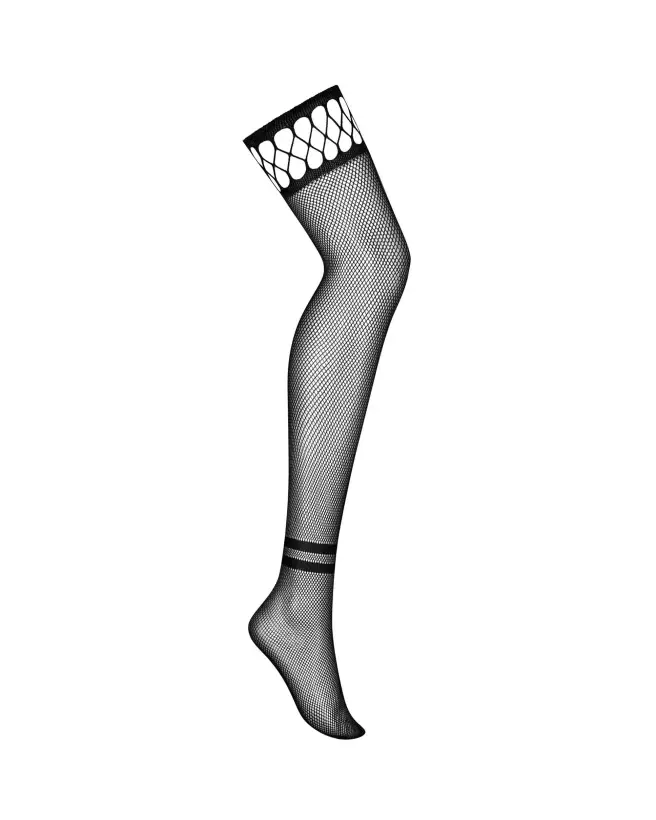 Bas jarretelles noirs Obsessive S826, élégance et confort en lingerie fine-7