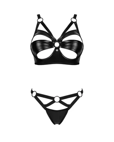 Obsessive ensemble lingerie noire deux pièces élégant-7