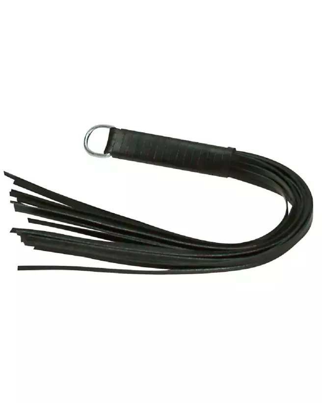 Fouet en cuir ZADO 45cm pour BDSM-1
