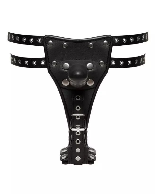 Image du Kit Leather String avec 3 Dildos S/M de ZADO - Godes Ceintures en Cuir-7