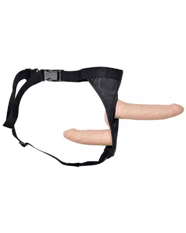 Double Dong Strap-On de You2Toys pour couples, stimulation réciproque et expérience intime étendue-2