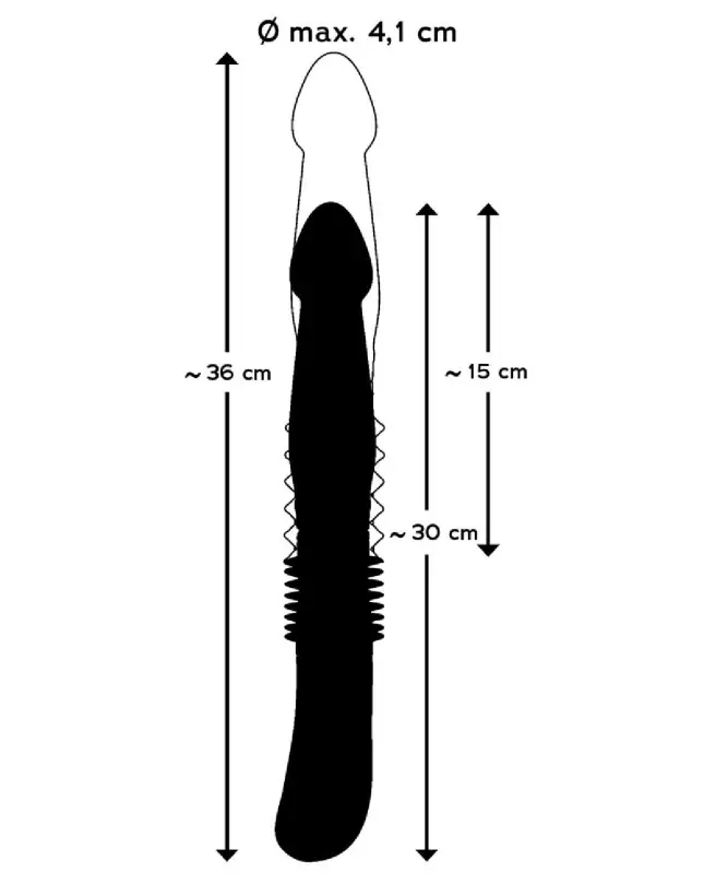 Image du Push It Rechargeable Anal Vibe par You2Toys, sextoy va-et-vient pour stimulation anale-7