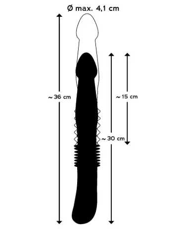 Image du Push It Rechargeable Anal Vibe par You2Toys, sextoy va-et-vient pour stimulation anale-7