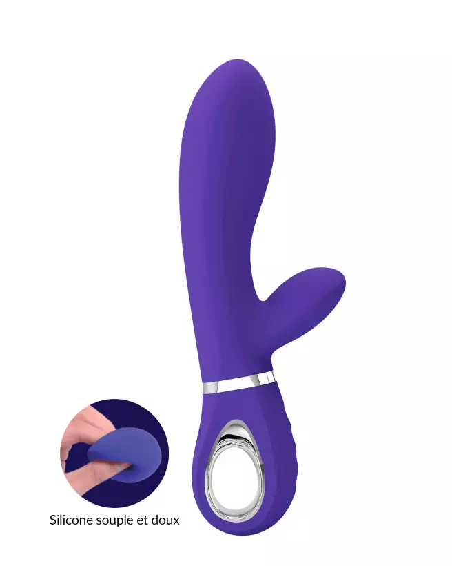 Image du vibromasseur PRETTY LOVE THOMAS BLEU, sextoy Rabbit de haute qualité-1