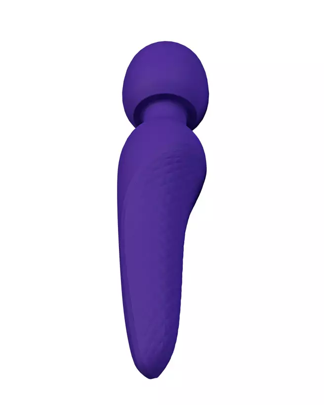 Image du Pretty Love Meredith Bleu, wand vibrant en silicone hypoallergénique-5
