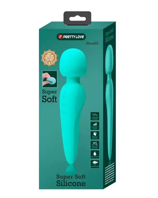 Image du PRETTY LOVE MEREDITH Vert, wand massant ergonomique de Pretty Love-2