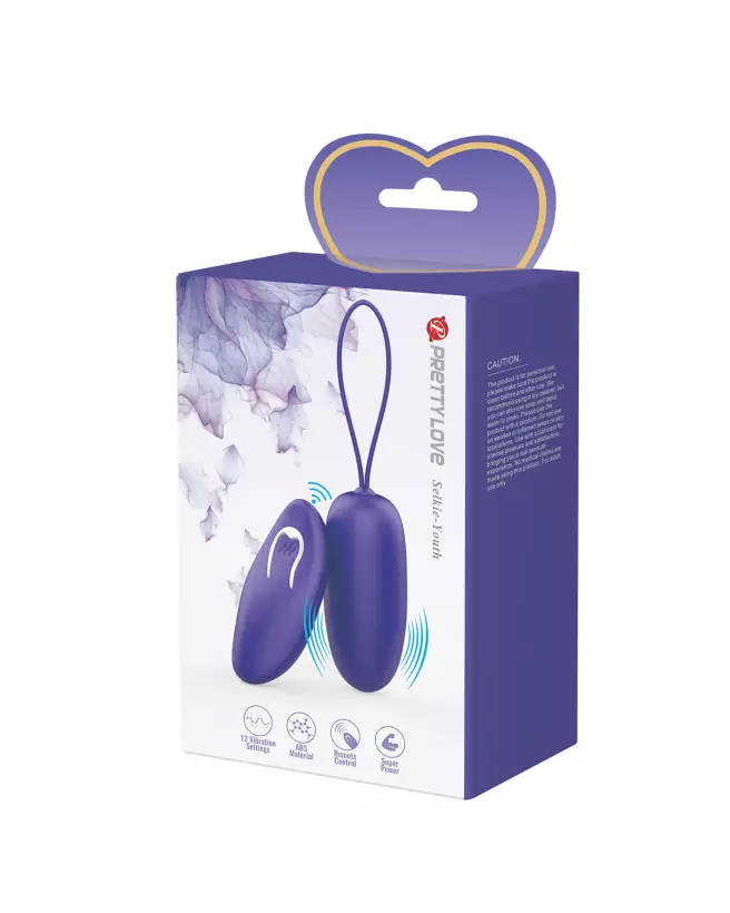 Image de l'œuf vibrant télécommandé Pretty Love Selkie_Youth Violet-2