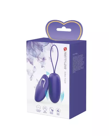 Image de l'œuf vibrant télécommandé Pretty Love Selkie_Youth Violet-2