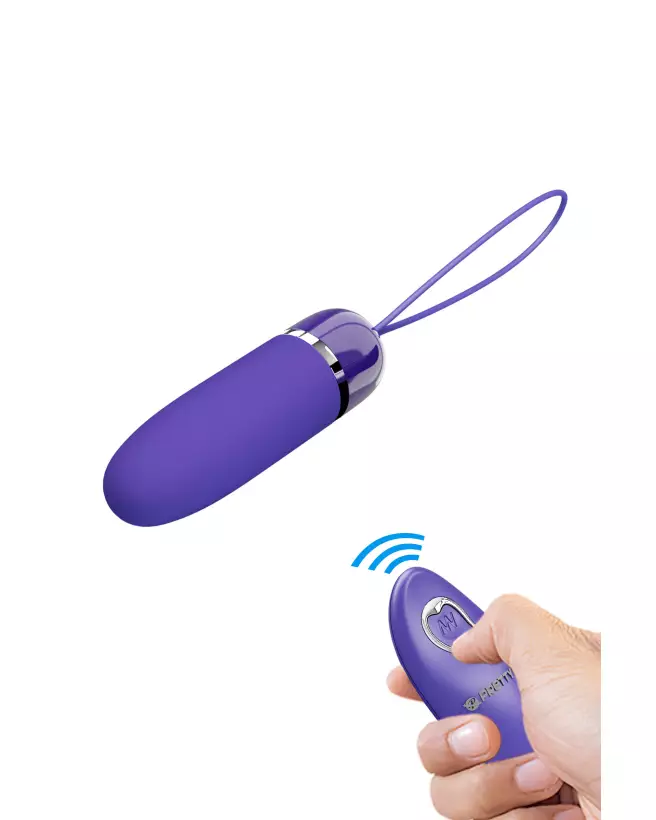 Image du Pretty Love Darlene_Youth Violet, œuf vibrant télécommandé pour plaisir discret-1