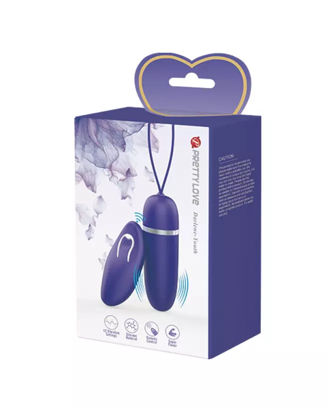 Image du Pretty Love Darlene_Youth Violet, œuf vibrant télécommandé pour plaisir discret-2