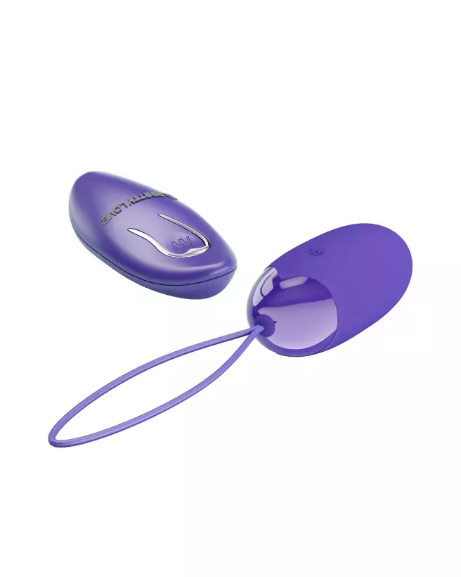 Œuf vibrant télécommandé Pretty Love Berger_Youth en violet, plaisir discret et contrôle sans fil-3