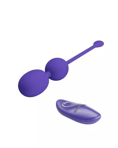 Image de l'œuf vibrant télécommandé Pretty Love Willie_Youth en violet, idéal pour plaisir discret-3