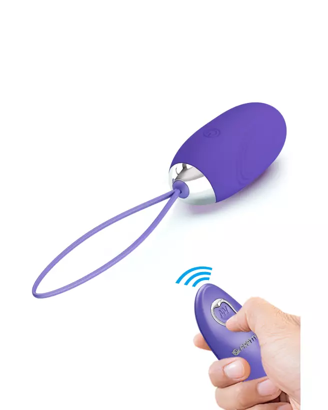 Pretty Love Jenny_Youth œuf vibrant télécommandé violet-1