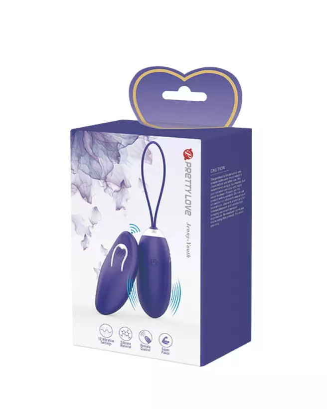 Pretty Love Jenny_Youth œuf vibrant télécommandé violet-2