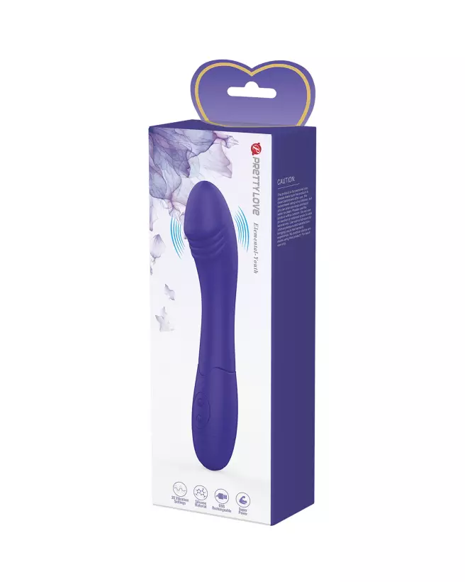 Image du vibromasseur PRETTY LOVE ELEMENTAL_YOUTH, stimulateur point G en silicone hypoallergénique-2