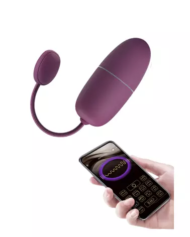 Image de l'œuf vibrant Pretty Love Nymph Violet avec télécommande-1