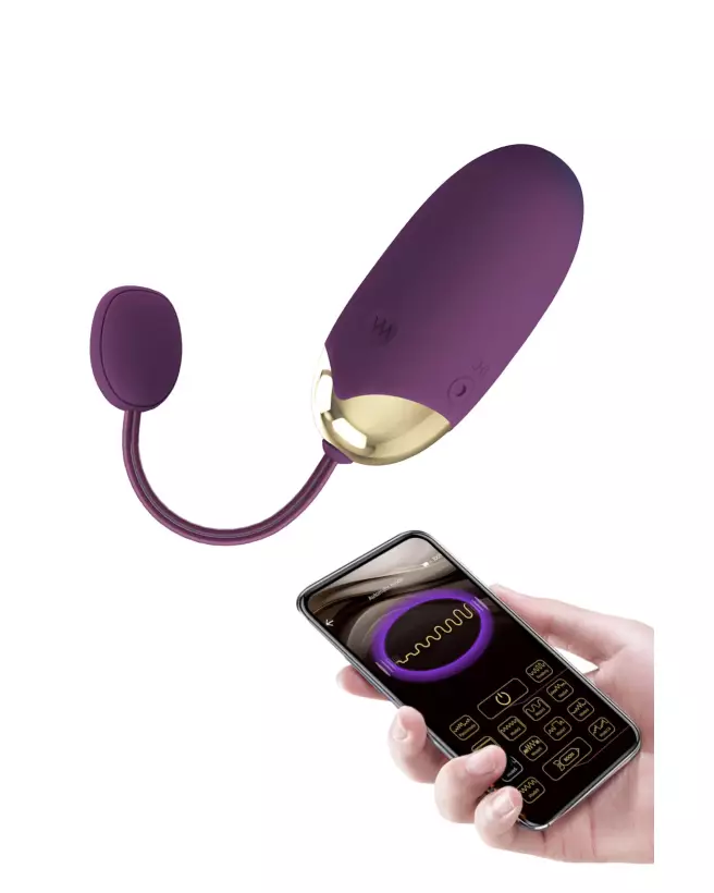 Pretty Love Abner œuf vibrant télécommandé violet-1