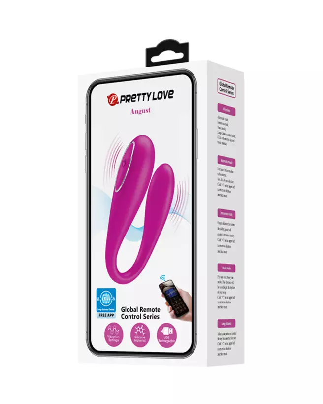 Pretty Love August Violet sextoy connecté avec application-2