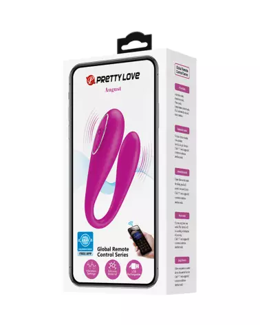 Pretty Love August Violet sextoy connecté avec application-2