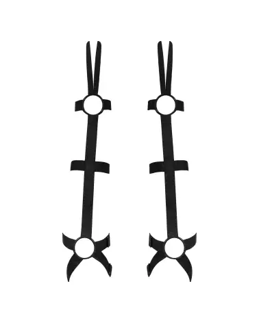 Harnais de bras Armares et gants noirs Obsessive en style élégant-7