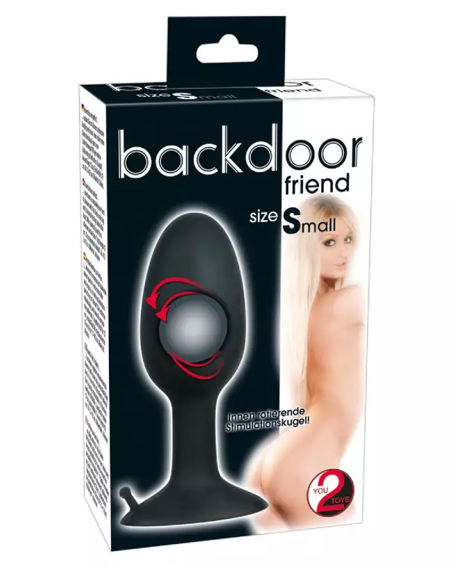 Image du Plug Anal Backdoor Friend Small, idéal pour débutants-1