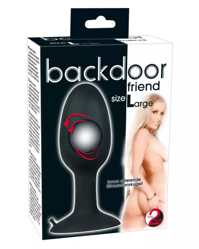 Image du plug anal Backdoor Friend Large pour confort et plaisir sécurisé-1