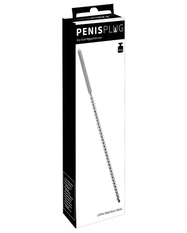 Image du Dip Stick Ripped 6mm par Penisplug pour stimulation urétrale avec design ergonomique-1