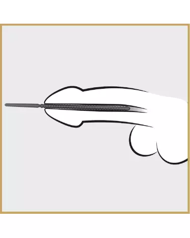 Image du Dip Stick Ripped 6mm par Penisplug pour stimulation urétrale avec design ergonomique-4