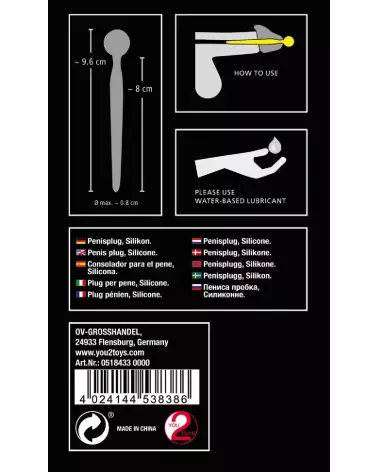 Image du Penis Plug de PenisPlug pour stimulation urétrale en acier inoxydable-7